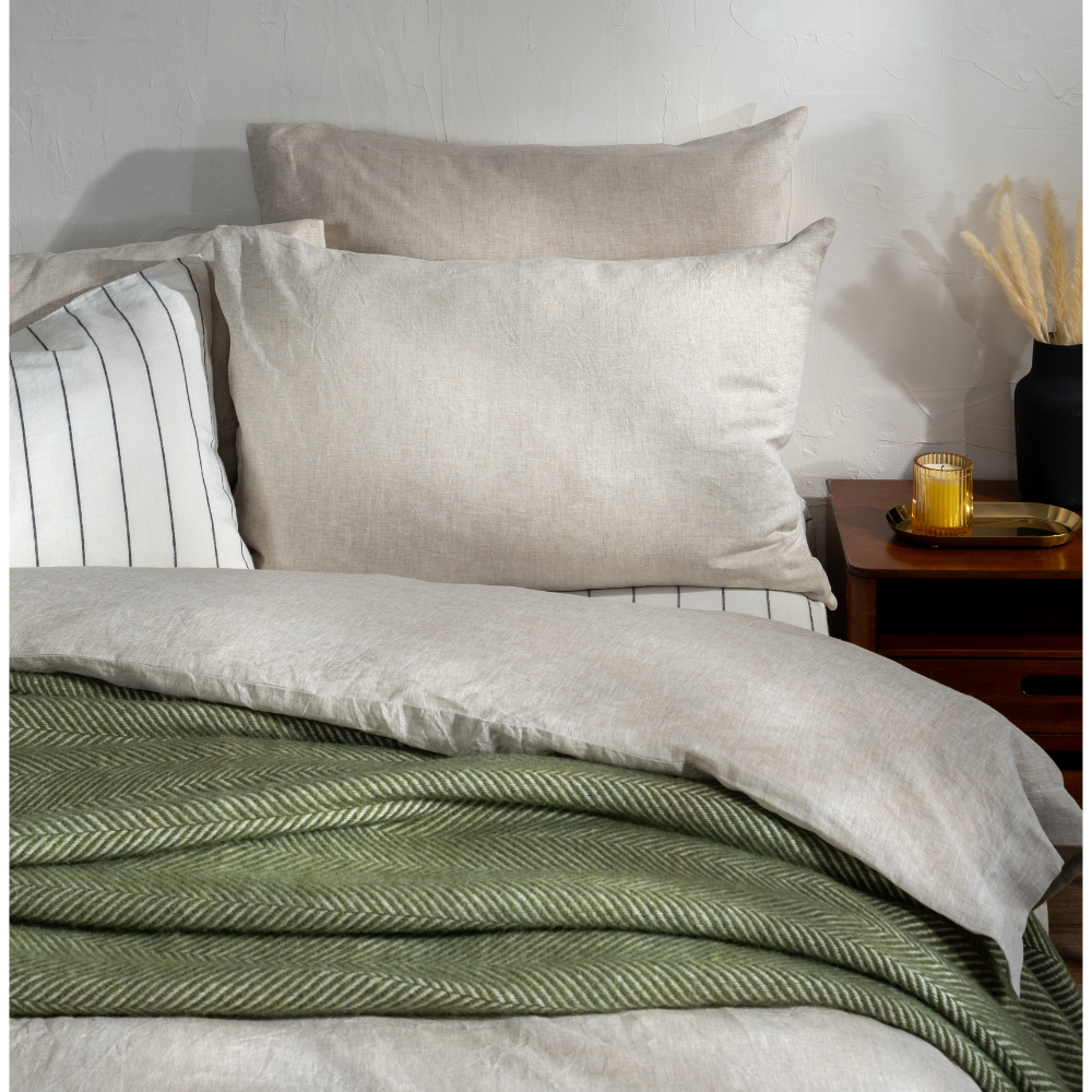 Herringbone Pure Wool Throw