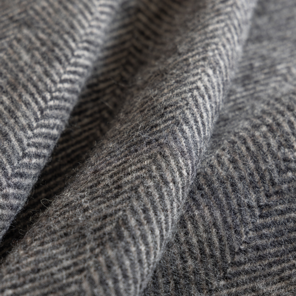 Herringbone Pure Wool Throw
