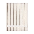 Hebden Narrow Stripe Cotton Hand Towel Mole by Yard