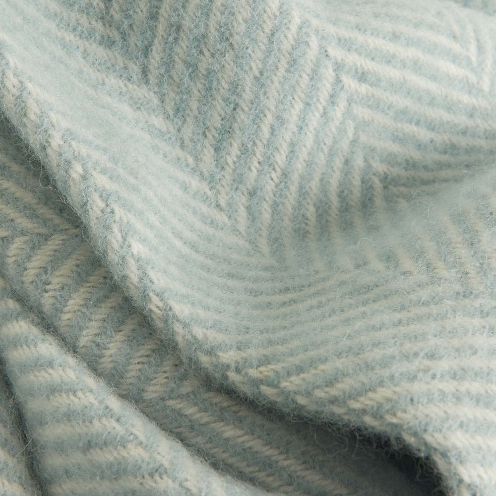 Herringbone Pure Wool Throw