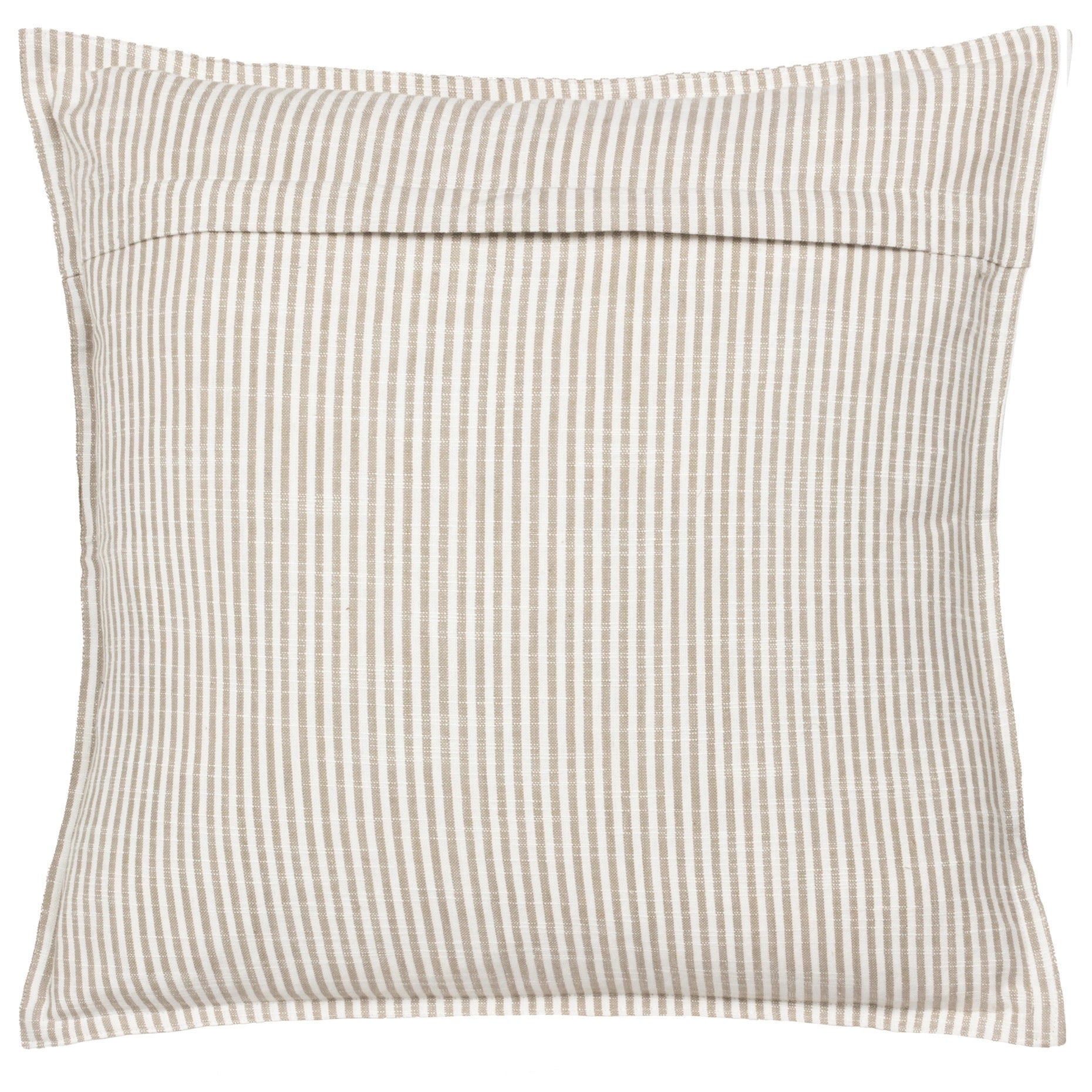 Truro Stripe Reversible Feather Filled Cushion Natural by Yard
