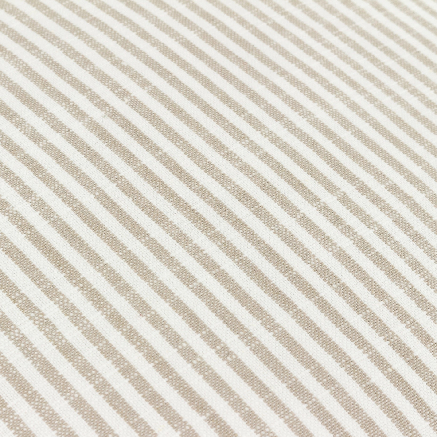 Truro Stripe Reversible Feather Filled Cushion Natural by Yard