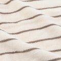 Hebden Narrow Stripe Cotton Towel Mole Grey by Yard