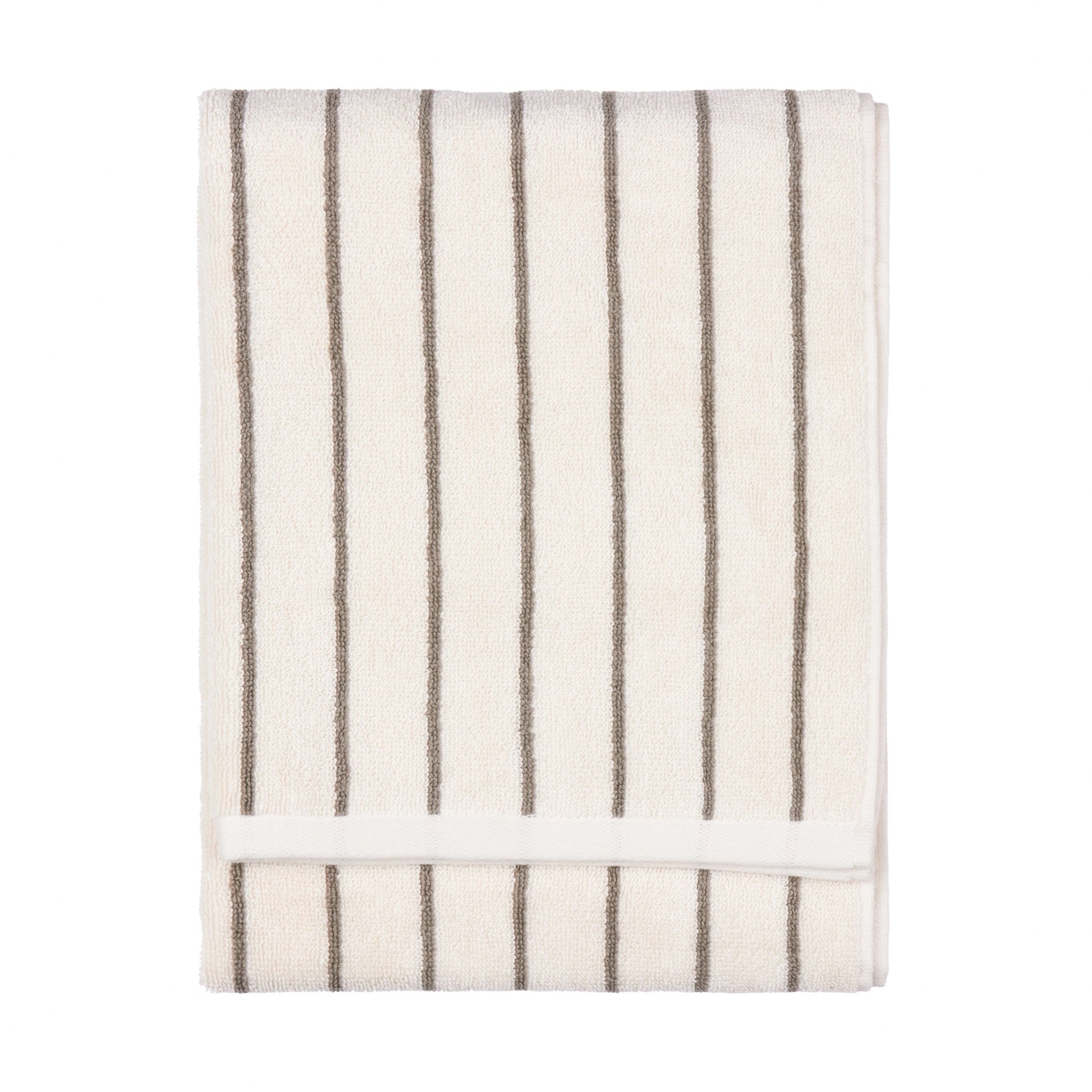 Hebden Cotton Towel Set — Narrow Stripe Hand & Bath Towel