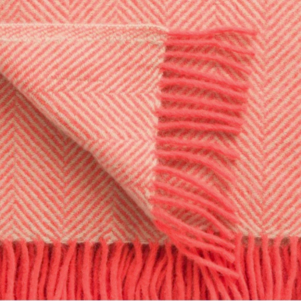 Herringbone Pure Wool Throw