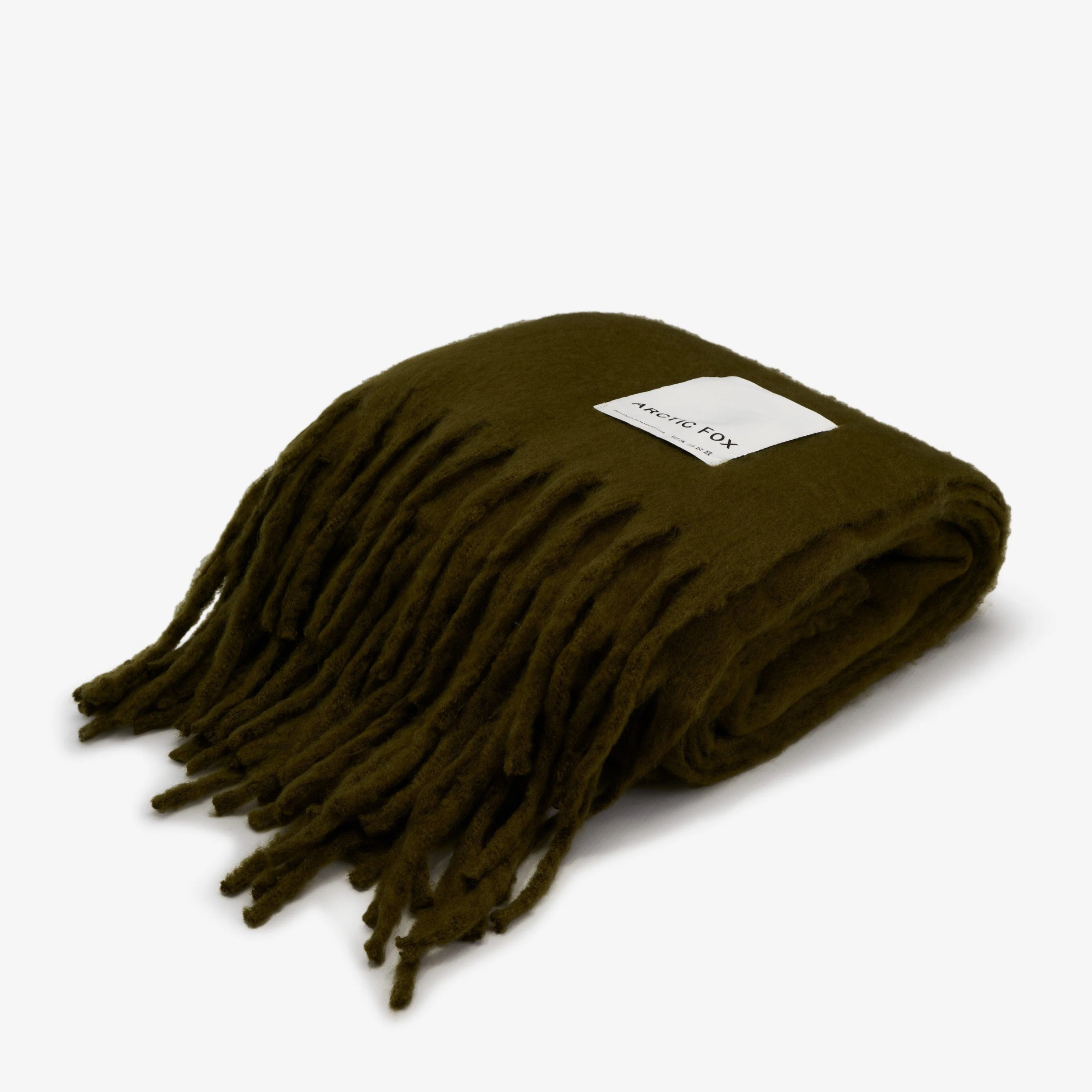 The Reykjavik Throw - 100% Recycled - Sea Kelp by Arctic Fox