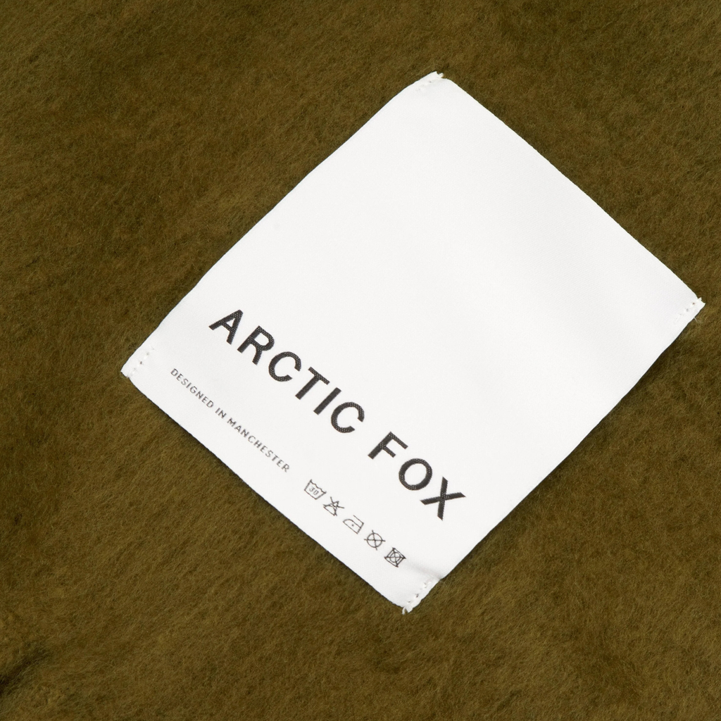 The Reykjavik Throw - 100% Recycled - Sea Kelp by Arctic Fox