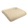 Beehive Pure New Wool Blanket - Oatmeal by Tweedmill