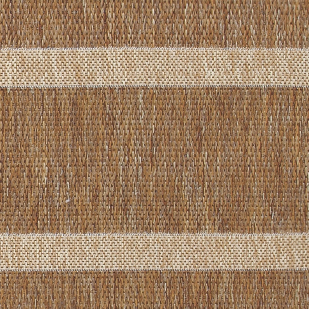 Tala Stripe Jute Effect Indoor/Outdoor Rug Natural - 120x170cm by Yard