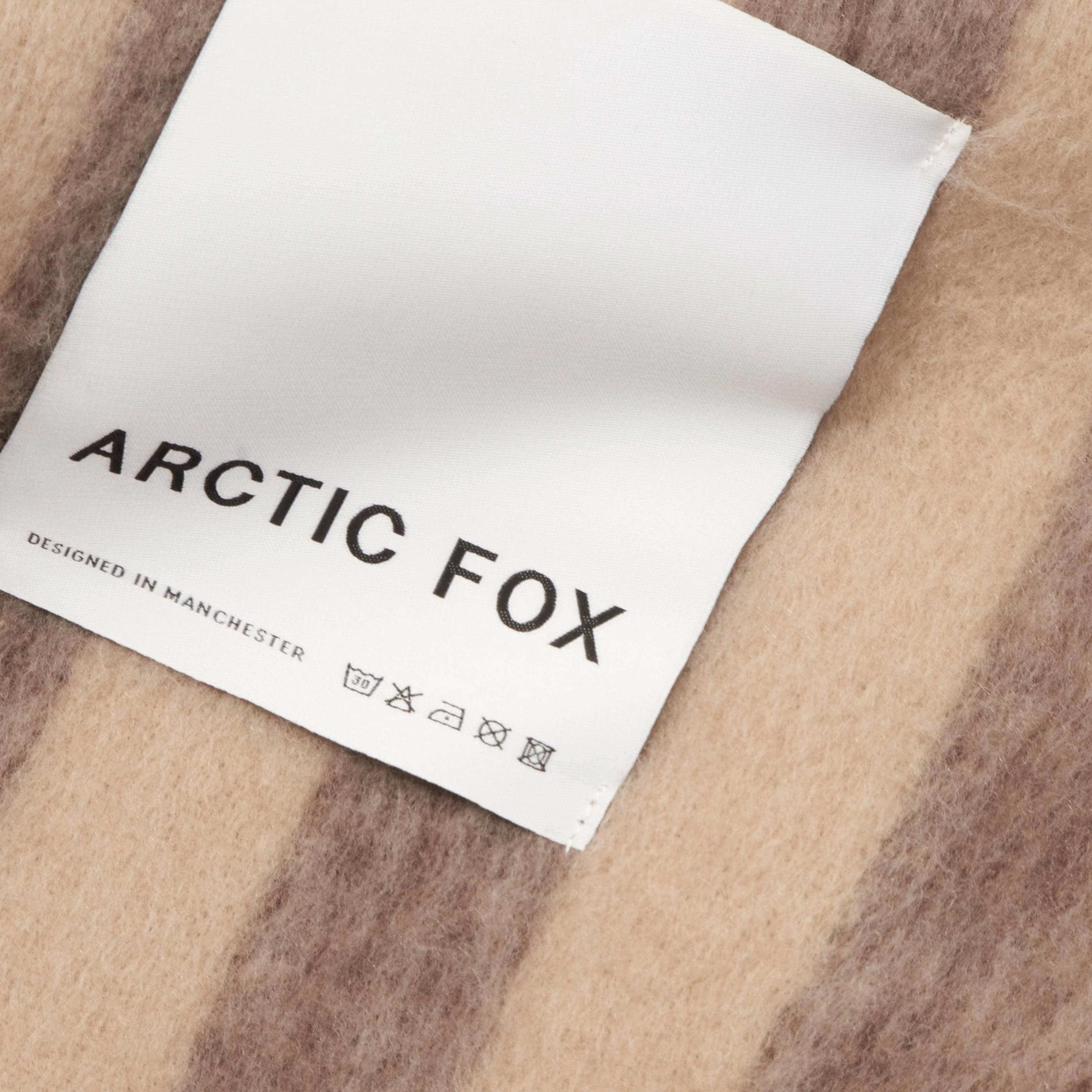 The Wool Stripe Throw - Burnt Umber Stripe by Arctic Fox