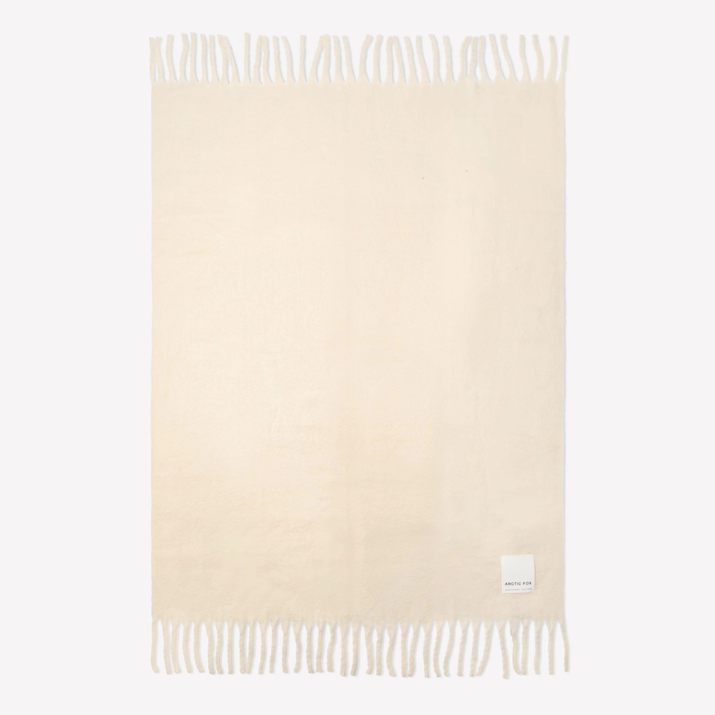 The Reykjavik Throw - 100% Recycled - Pebble Beige by Arctic Fox