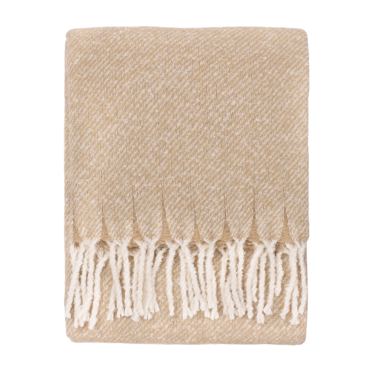 Isla Woven Tasselled Throw Natural by Wylder