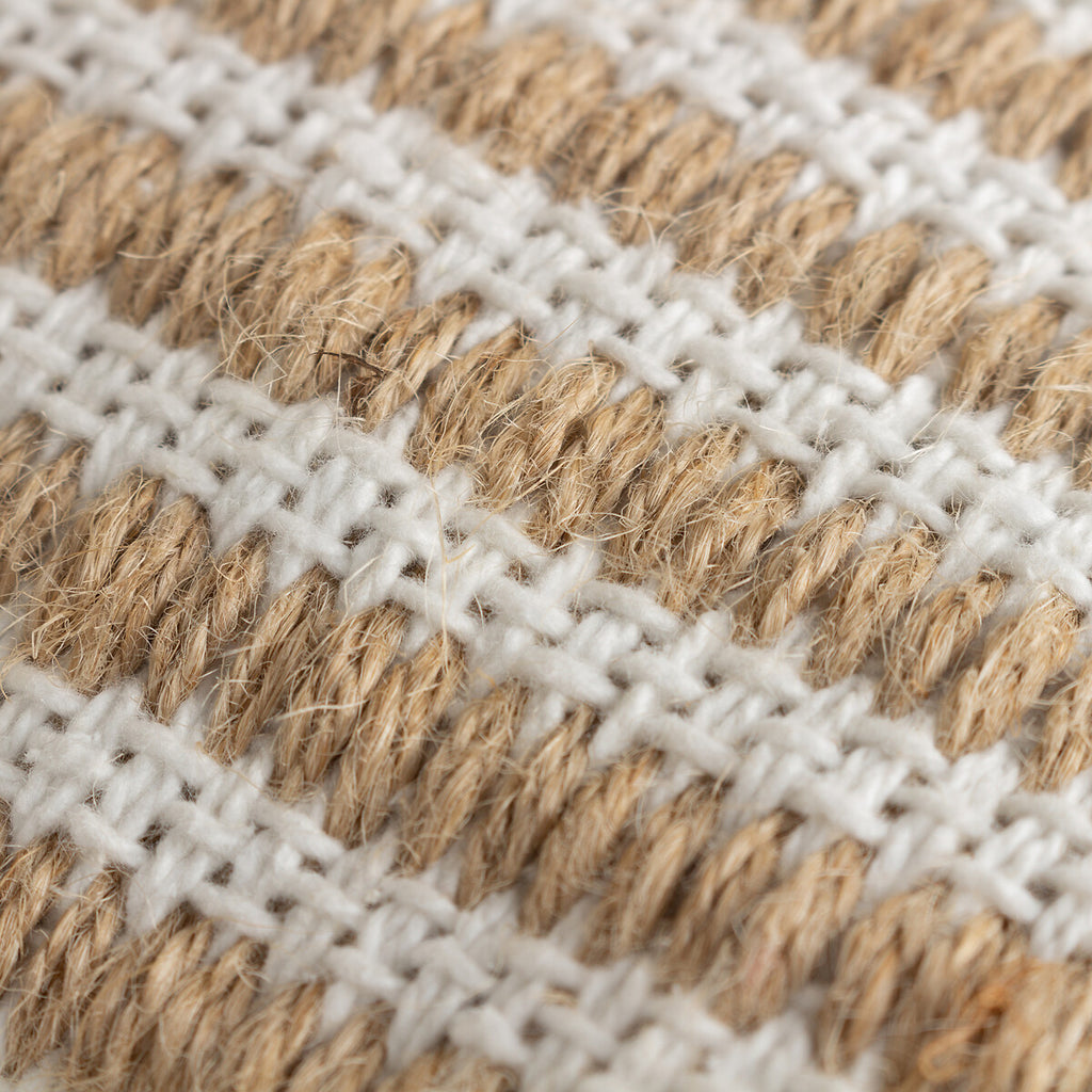 Organik Stripe Cushion Natural by Yard